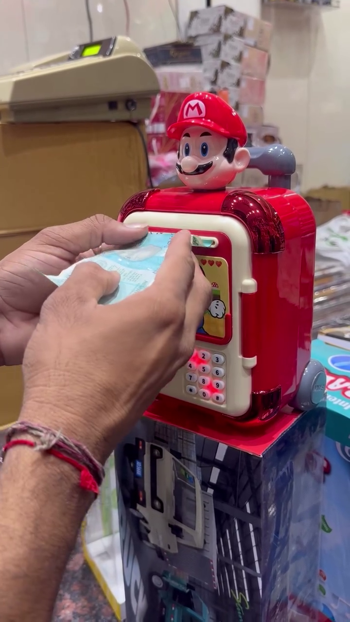 Mario Mini Bank for Kids – Fun Interactive Money Saving Toy