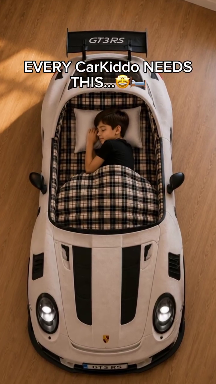 GT3 RS Sports Car Kids Bed – Ultimate Racing-Themed Bedroom