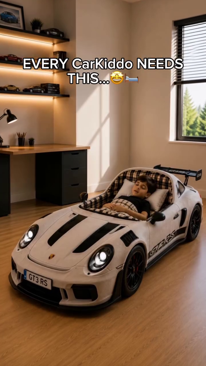 GT3 RS Sports Car Kids Bed – Ultimate Racing-Themed Bedroom